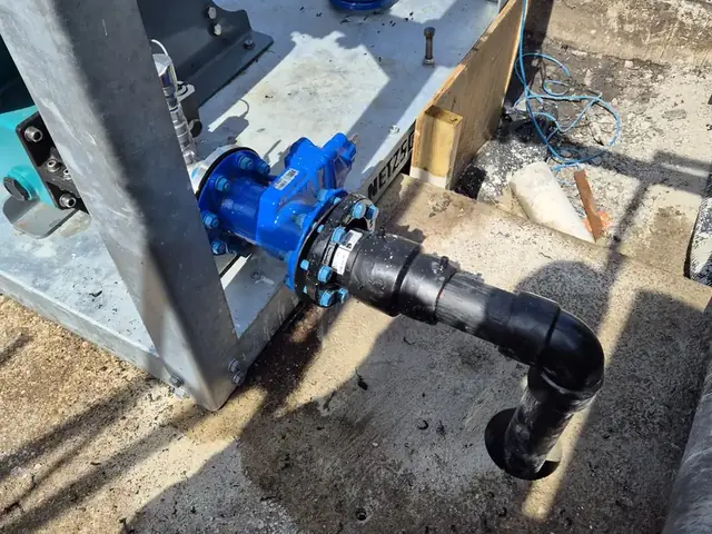 Ductile-iron valve manifold installed underground